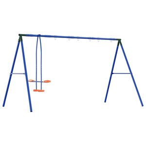 vidaXL Buiten schommelframe met glijder voor tot 5 kinderen