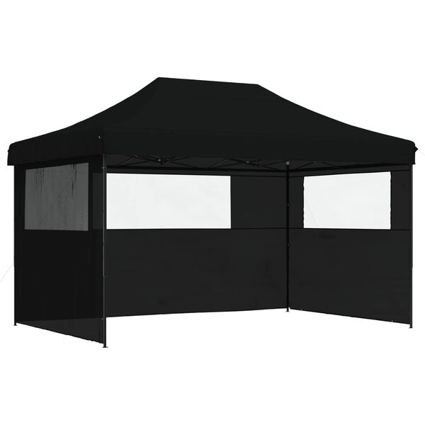 vidaXL Partytent Zwart 292 x 440 x 315 cm Oxford Stof