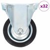 vidaXL 32 st Wielen vast 75 mm