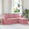 vidaXL Bank Roze Totale afmetingen: 198 x 134 x 80 cm (B x D x H)