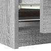vidaXL Tv-meubel 100x35x54 cm bewerkt hout grijs sonoma eikenkleurig