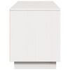 vidaXL Tv-meubel 156x37x45 cm massief grenenhout wit