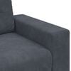 vidaXL Fauteuil 60 cm fluweel donkergrijs