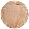 vidaXL Decoratieve spiegel rond 80 cm teakhout