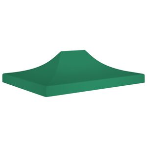 vidaXL Partytentdak 270 g/m&sup2; 4x3 m groen