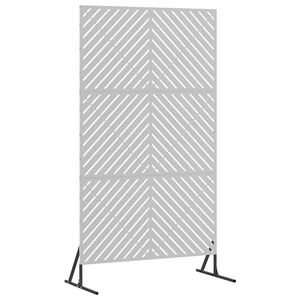 vidaXL Privacyscherm 100 x 50 x 180 cm Gegalvaniseerd staal zilver