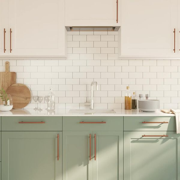 vidaXL Handvatten 5 st 192 mm roestvrij staal bronskleurig