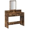vidaXL Plafondtafel Gerookt eiken 100 x 41 x 140 cm Bewerkt hout