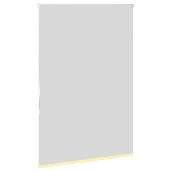 vidaXL Rolgordijn verduisterend 110x130 cm stofbreedte 105,7 cm geel