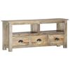 vidaXL Tv-meubel 110x30x50 cm massief mangohout