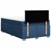 vidaXL Boxspring met matras stof blauw 120x190 cm