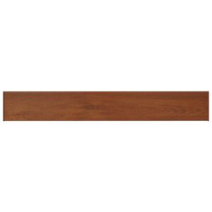 vidaXL Raamsokkel Bruin hout 120 x 25 x 4,5 cm PVC