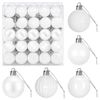 vidaXL Kerstballen set 100 st Wit 4 cm Polystyreen
