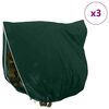 vidaXL Vorstbescherming Plantenfleece Covers 3 pcs Groen 2 x 2,36 m