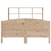 vidaXL Bed met boekenkast zonder matras massief grenenhout 160x200 cm