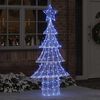 vidaXL Kerstboom met 240 LED Blauw 180 cm Acryl