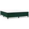 vidaXL Boxspring bed 180x200 cm fluweel donkergroen