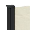 vidaXL Windscherm uittrekbaar 120x600 cm cr&egrave;me