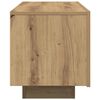 vidaXL Tv-meubel 100x35x40 cm bewerkt hout artisanaal eikenkleurig