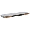 vidaXL Wandschappen zwevend 4 st 80x23,5x3,8 cm MDF betongrijs