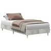 vidaXL Bedframe zonder matras 90x190 cm spaanplaat betongrijs