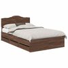 vidaXL Bedframe met lade Bruin Eiken 120 x 190 cm Ingenieurshout