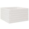 vidaXL Plantenbak 40x40x23 cm massief grenenhout wit
