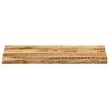 vidaXL Tafelblad met natuurlijke rand 80x40x2,5 cm massief mangohout