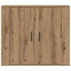 vidaXL Dressoir 80x33x70 cm bewerkt hout artisanaal eikenkleurig