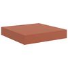 vidaXL Wandplank met opslag 2 pcs Rood 23 x 23,5 x 4 cm Bewerkt hout