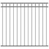 vidaXL Hecelement ASSEN 170 x 150 cm Staal Grijs
