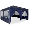 vidaXL Partytent Blauw 400 x 400 x 266 cm Polyetheen