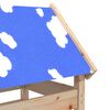 vidaXL Speeltoren Bruin 85 x 52,5 x 239 cm Massief grenenhout