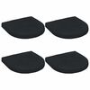vidaXL 4-Piece Zitkussens 4 st 100% Polyester Donkerblauw