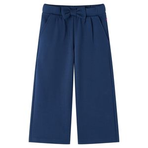 Kinderbroek met wijde pijpen 104 marineblauw