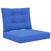 vidaXL Buiten bankkussen 2 pcs Turquoise Polyester