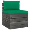 vidaXL 12-delige Loungeset pallet met kussens massief grenenhout