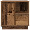 vidaXL Nachtkastje 2 pcs Oudhout 50 x 34,5 x 50 cm. Bewerkt hout