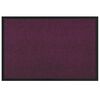 vidaXL Deurmat Bordeauxrood 80 x 120 x 1.2 cm Teddy Stof
