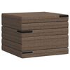 vidaXL Vouwbare Bankbed 70 x 67 x 48 cm Taupe
