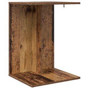 vidaXL Bijzettafel Oudhout 45 x 40 x 62,5 cm Bewerkt hout