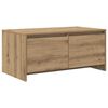 vidaXL Salontafel Artisanaal eiken 90 x 50 x 41,5 cm Bewerkt hout