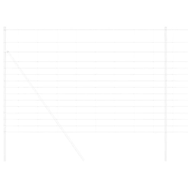 vidaXL Weidehekwerk Zilver 25 x 1.6 m Gegalvaniseerd staal