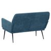 vidaXL Bankje 108x79x79 cm fluweel blauw
