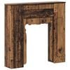 vidaXL Haardomlijsting Oud hout 93 x 20 x 89 cm Bewerkt hout