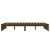 vidaXL Bedframe massief hout honingbruin 120x190 cm
