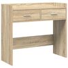 vidaXL Wandtafel Sonoma Eiken 90 x 35 x 80 cm Bewerkt hout