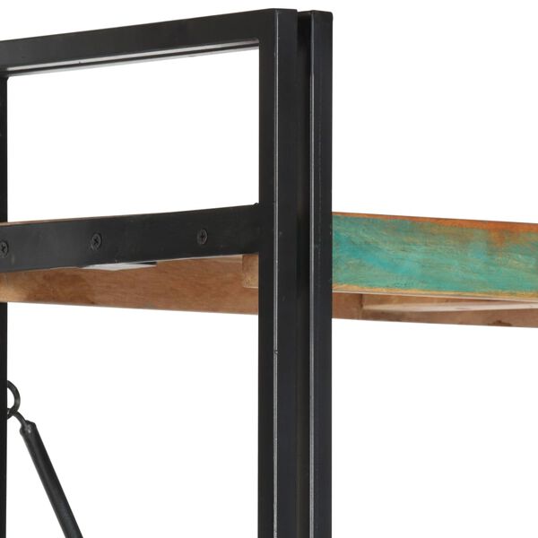 vidaXL Boekenkast met 5 schappen 90x30x180 cm massief gerecycled hout