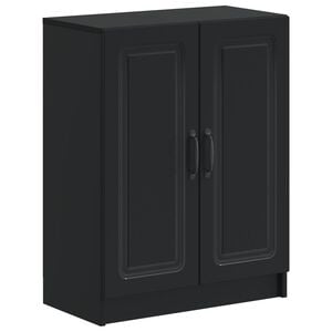 vidaXL Badkamer Opbergkast UTRECHT Zwart 59,5 x 31 x 77 cm
