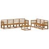 vidaXL Buiten bankenset 8 pcs Naturel Massief Acaciahout